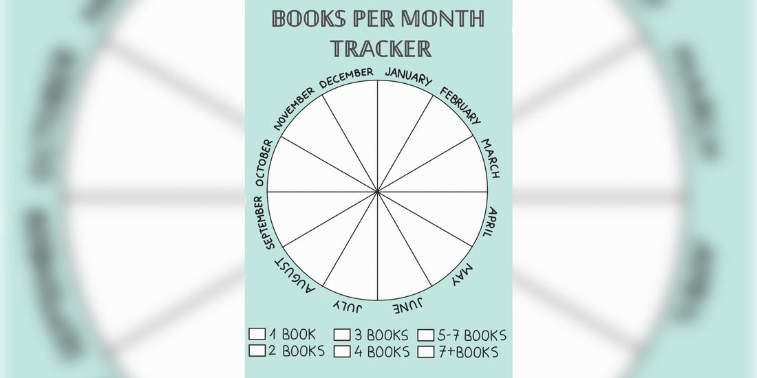 Books Per Month Tracker | Color Your Reading