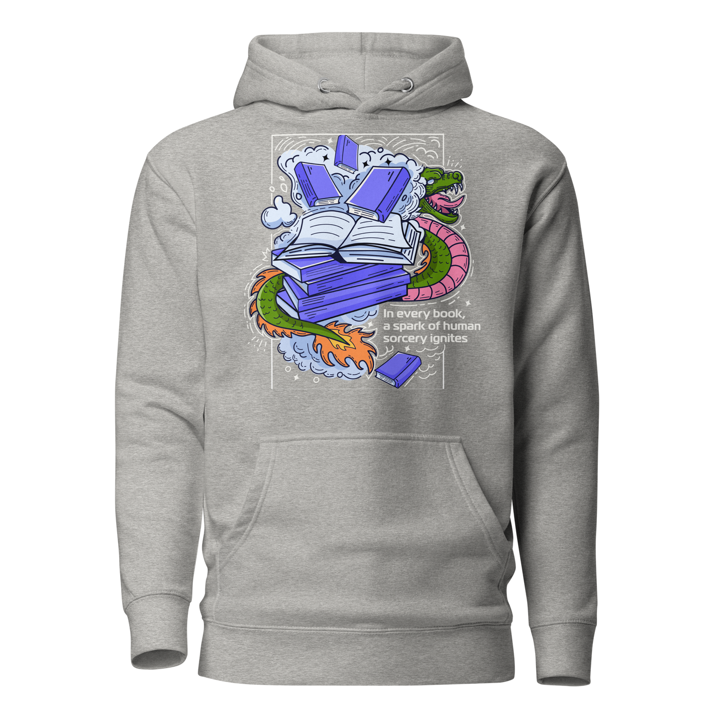 Hoodie with design on the front