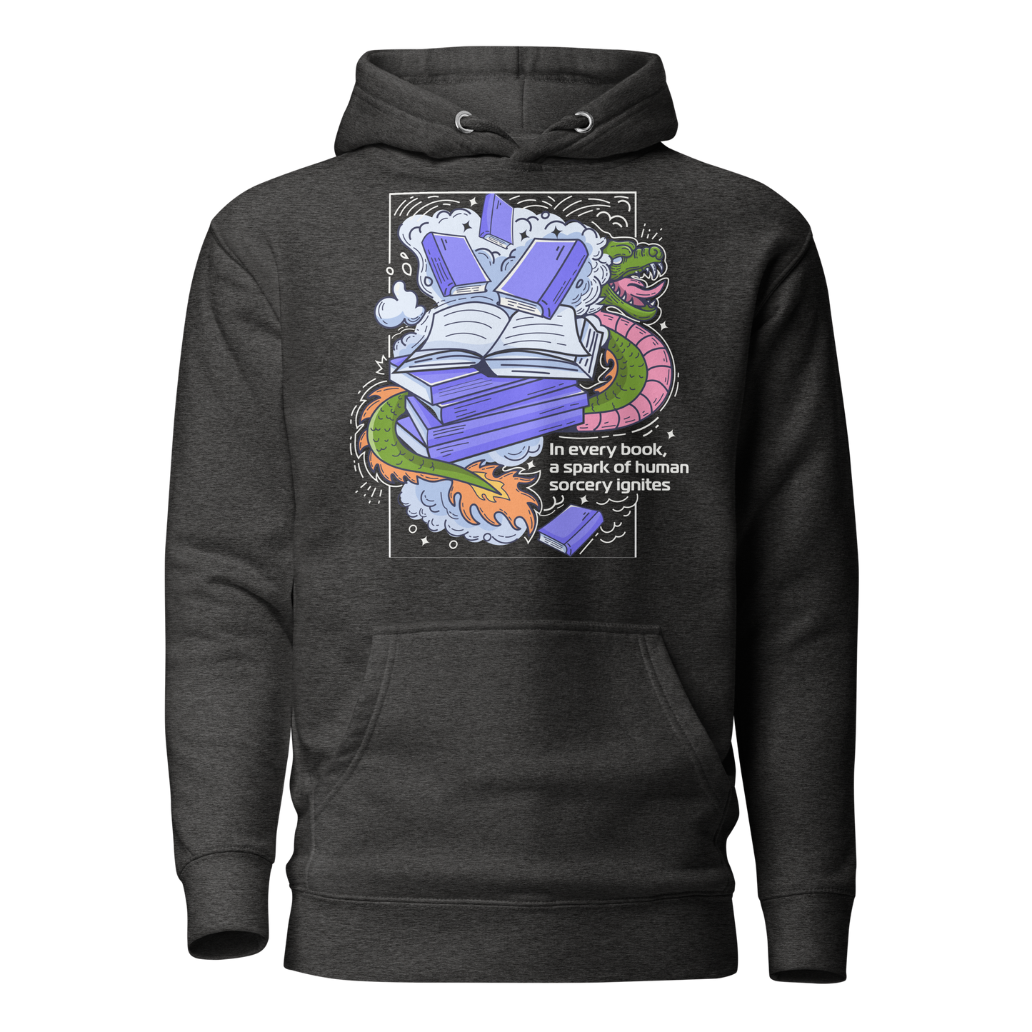 Hoodie with design on the front