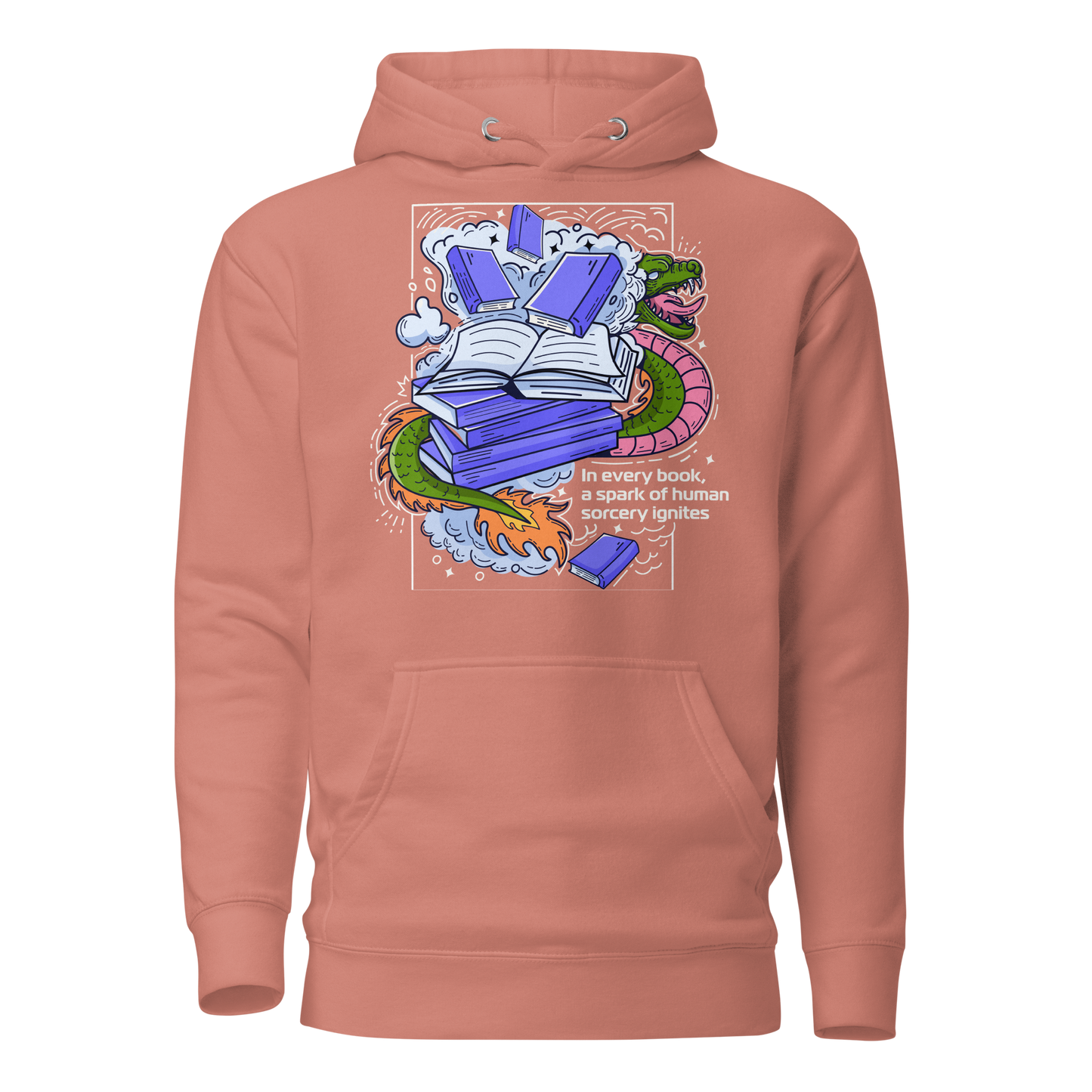 Hoodie with design on the front