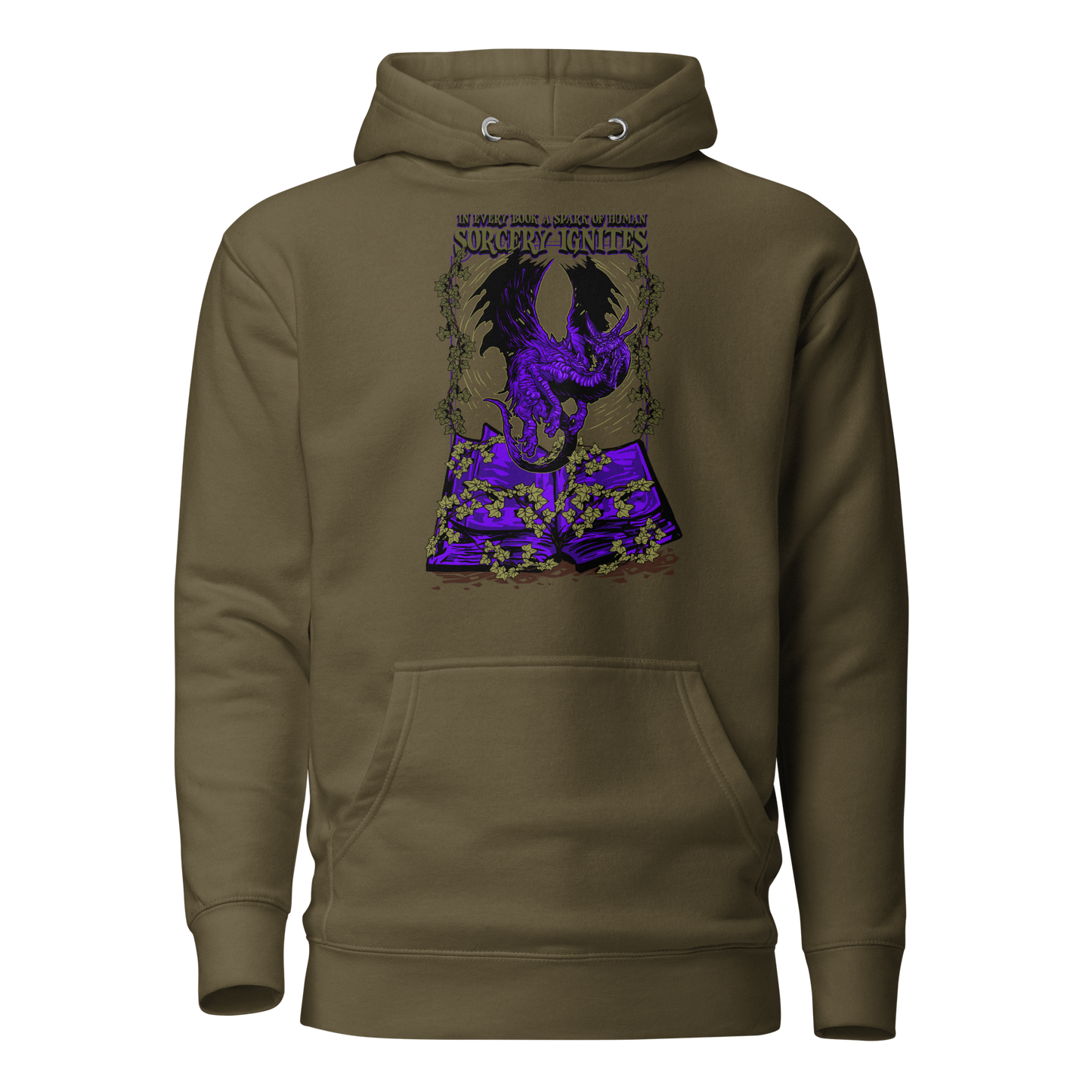 Hoodie with design on the front