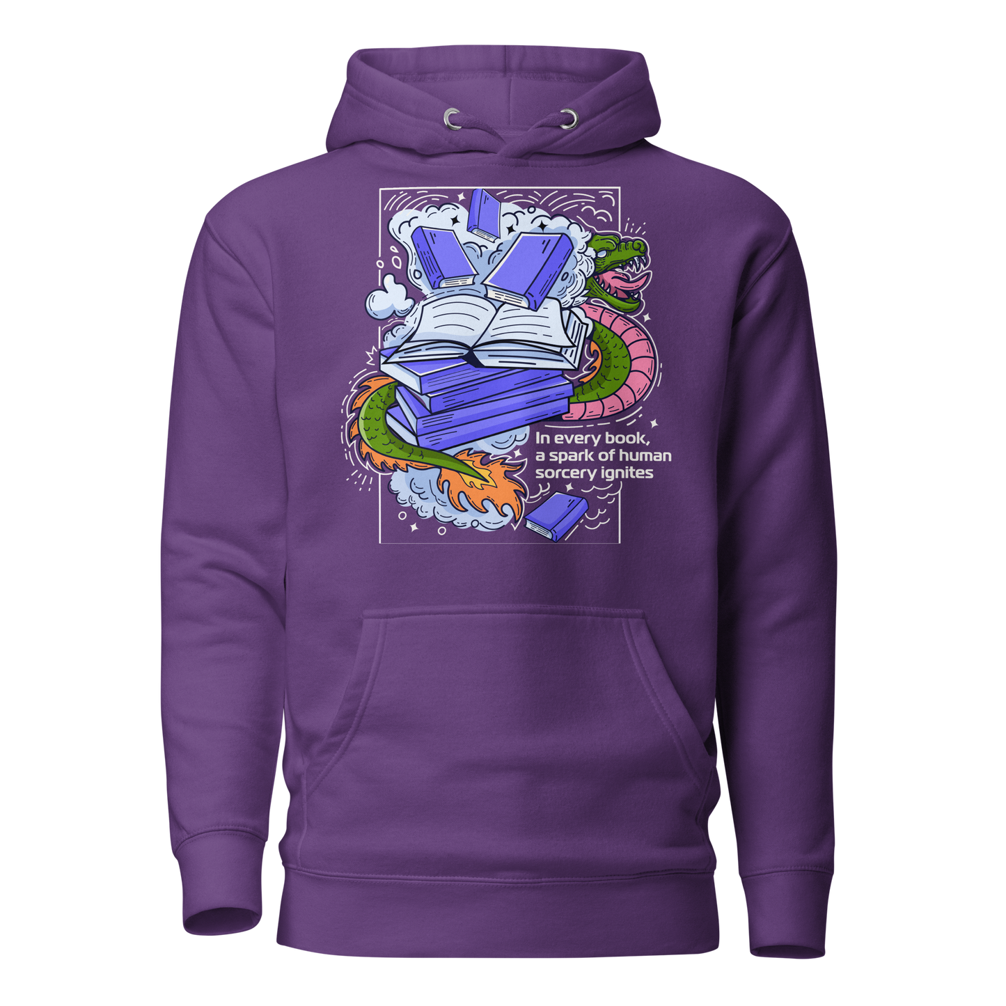 Hoodie with design on the front
