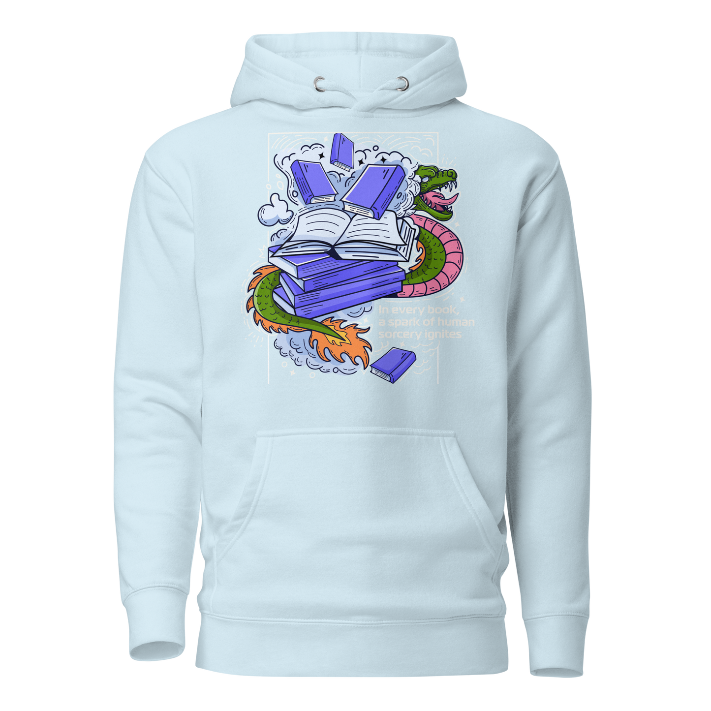 Hoodie with design on the front