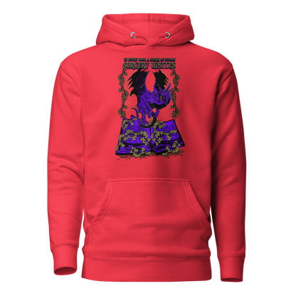 Hoodie with design on the front