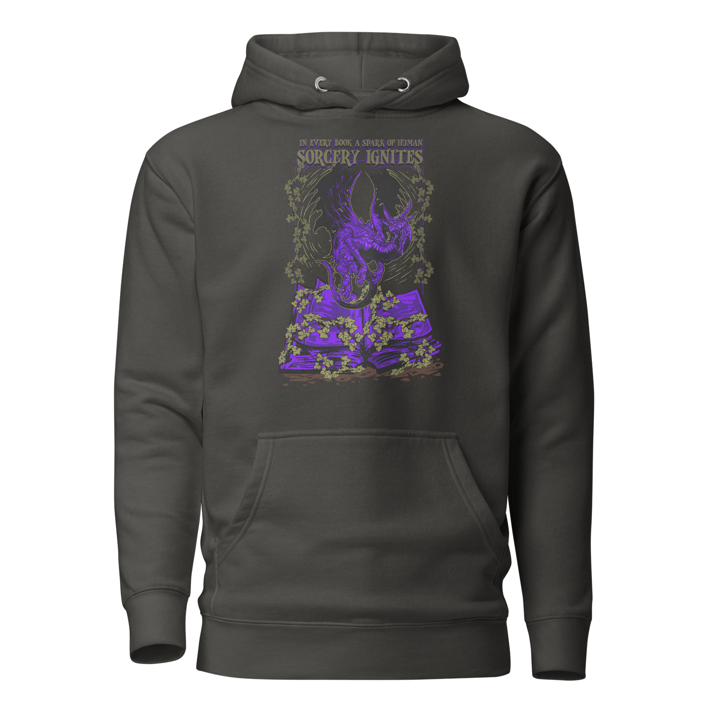Hoodie with design on the front
